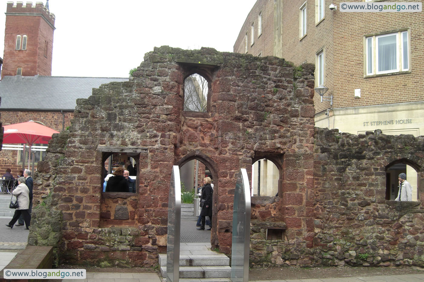 Exeter - Ruins of St Catherine’s Almshouses